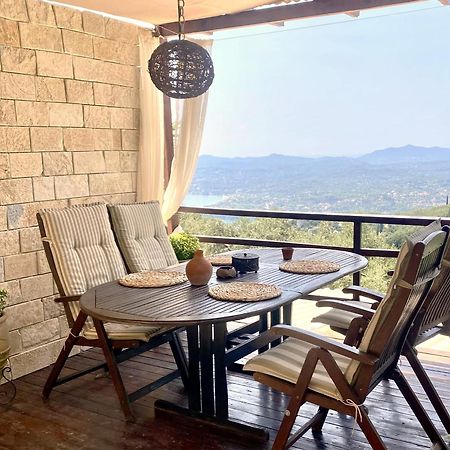 Lorantina Sea View Holiday House In Corfu - Near Barbati Beach Spartylas Extérieur photo