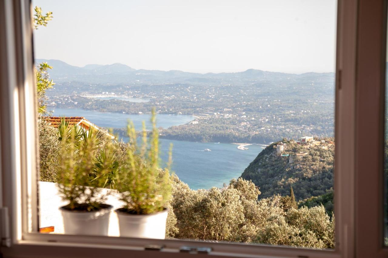 Lorantina Sea View Holiday House In Corfu - Near Barbati Beach Spartylas Extérieur photo
