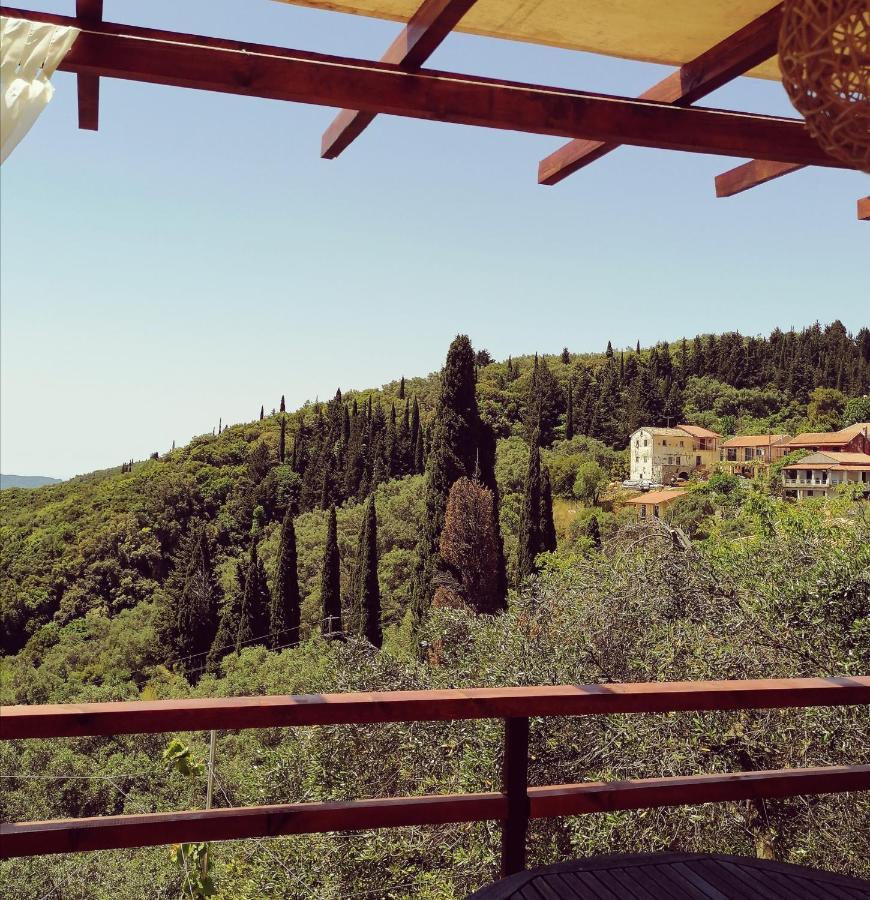 Lorantina Sea View Holiday House In Corfu - Near Barbati Beach Spartylas Extérieur photo