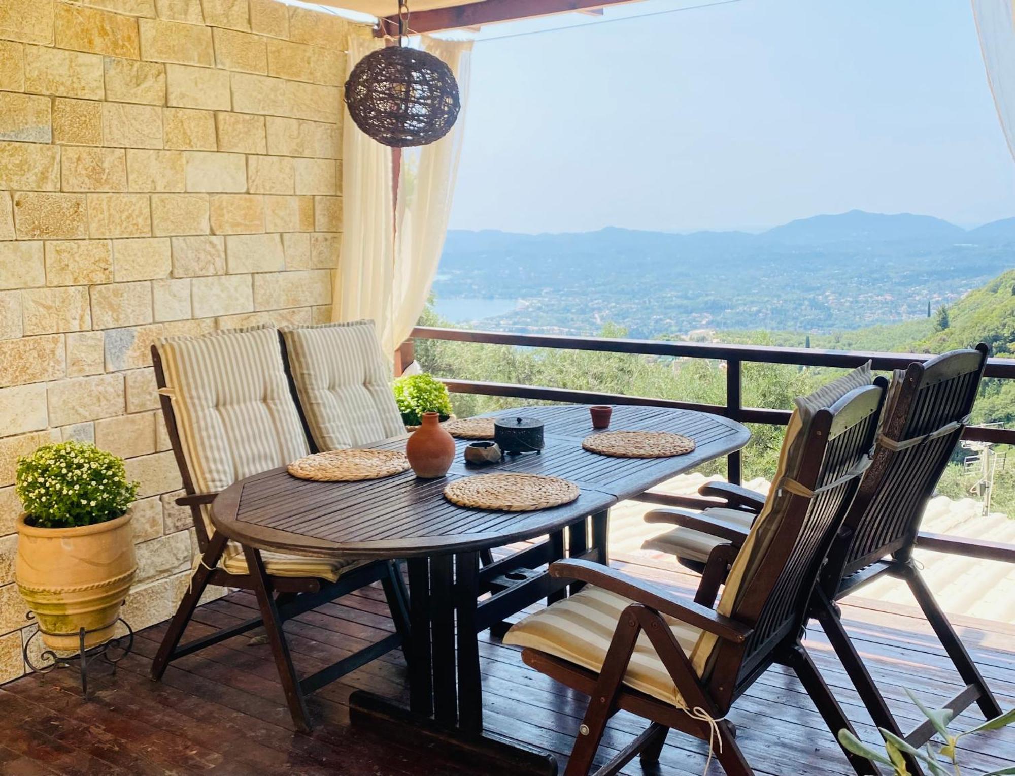 Lorantina Sea View Holiday House In Corfu - Near Barbati Beach Spartylas Extérieur photo