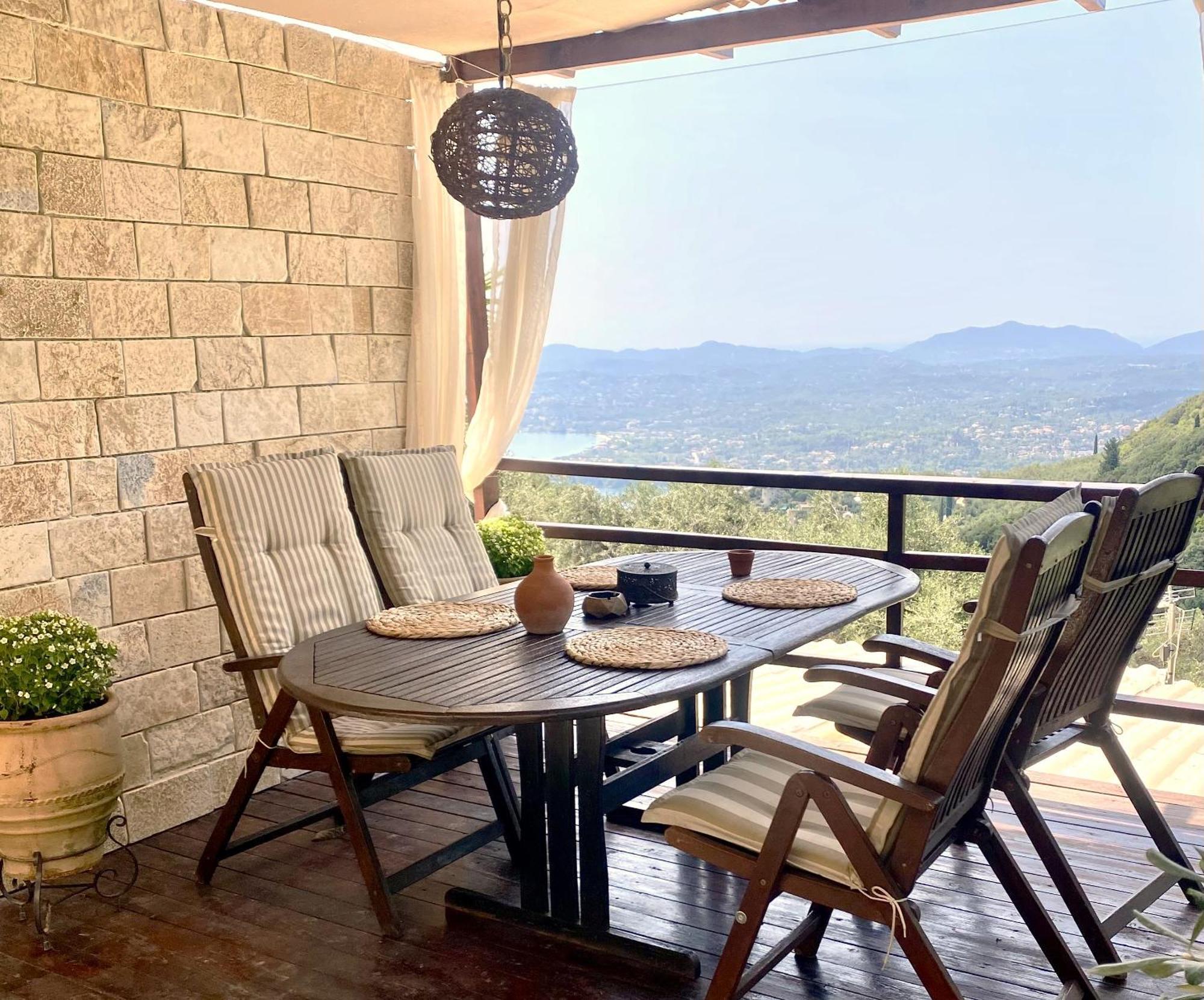 Lorantina Sea View Holiday House In Corfu - Near Barbati Beach Spartylas Extérieur photo