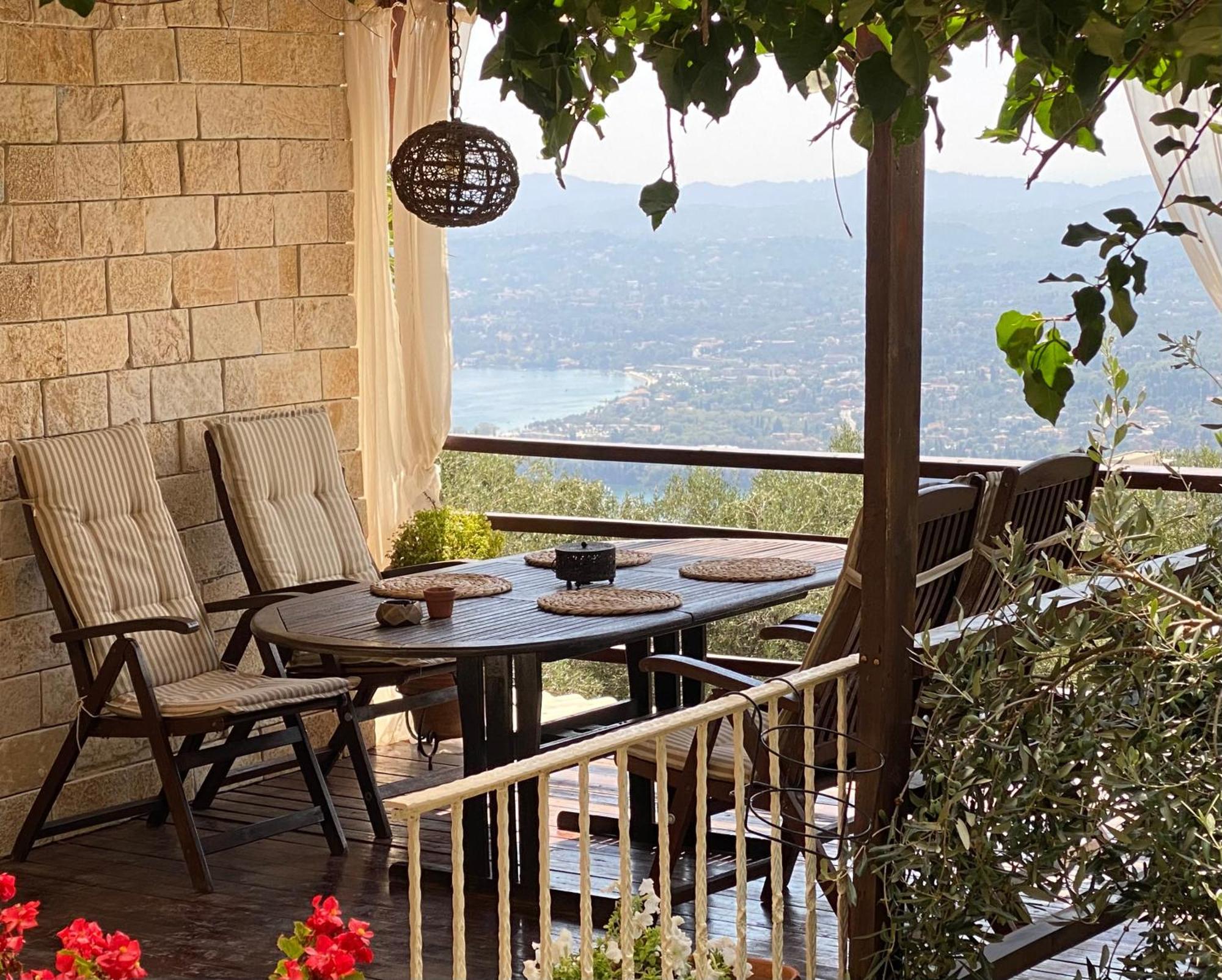 Lorantina Sea View Holiday House In Corfu - Near Barbati Beach Spartylas Extérieur photo